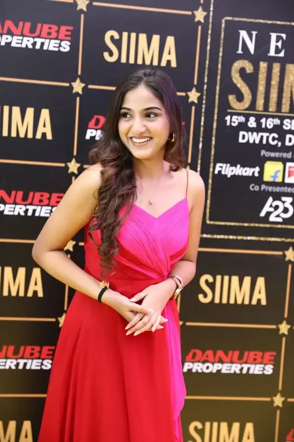 Indian Actress Pranavi Manukonda Images at Siima awards 2023